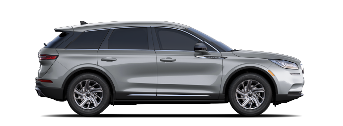 A 2022 Lincoln Corsair is shown in Silver Radiance | Bedford Lincoln PA in Bedford PA