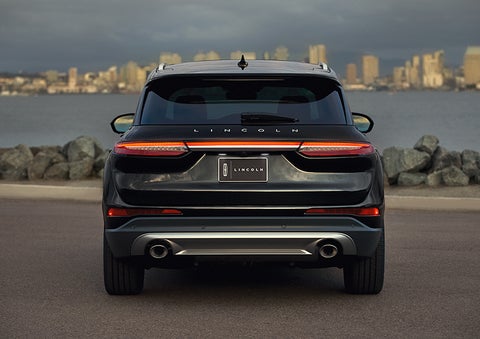 The rear lighting of the 2024 Lincoln Corsair® SUV spans the entire width of the vehicle. | Bedford Lincoln PA in Bedford PA