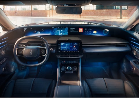 The panoramic display is shown in a 2024 Lincoln Nautilus® SUV. | Bedford Lincoln PA in Bedford PA