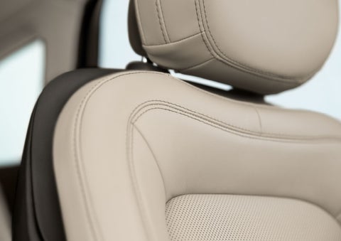 Fine craftsmanship is shown through a detailed image of front-seat stitching. | Bedford Lincoln PA in Bedford PA