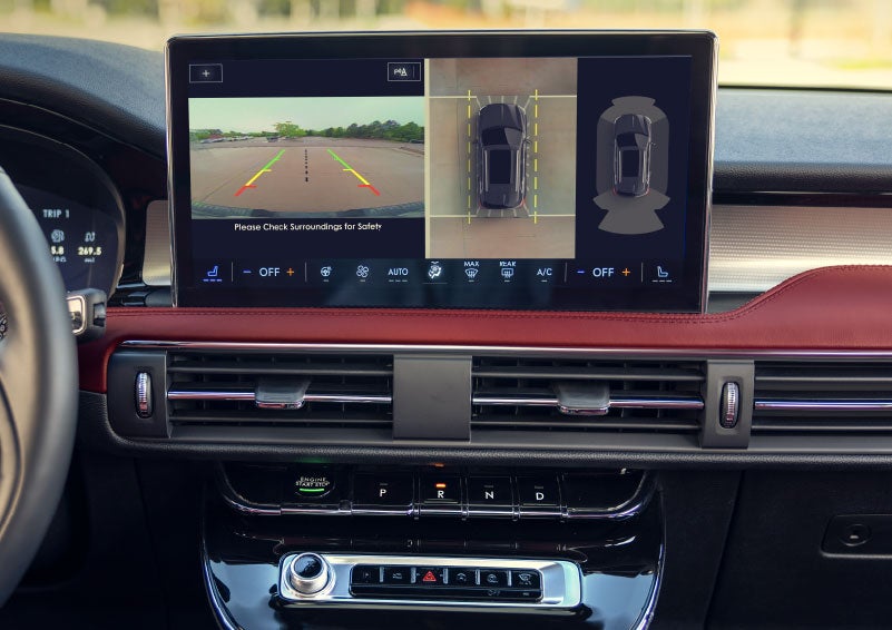 The large center touchscreen of a 2024 Lincoln Corsair® SUV is shown. | Bedford Lincoln PA in Bedford PA