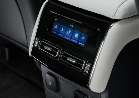 The second row touch screen displays audio and temperature control settings. | Bedford Lincoln PA in Bedford PA